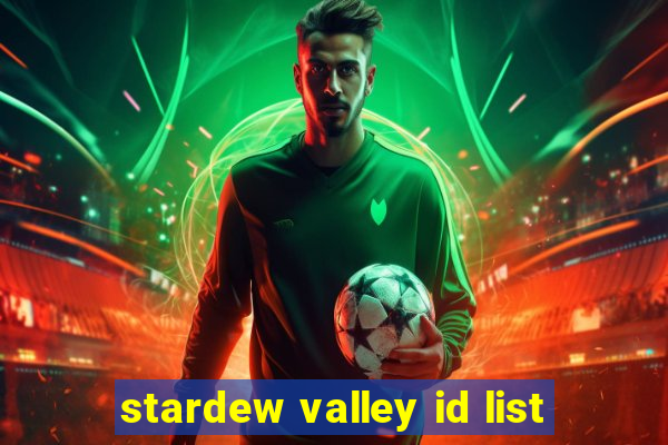 stardew valley id list